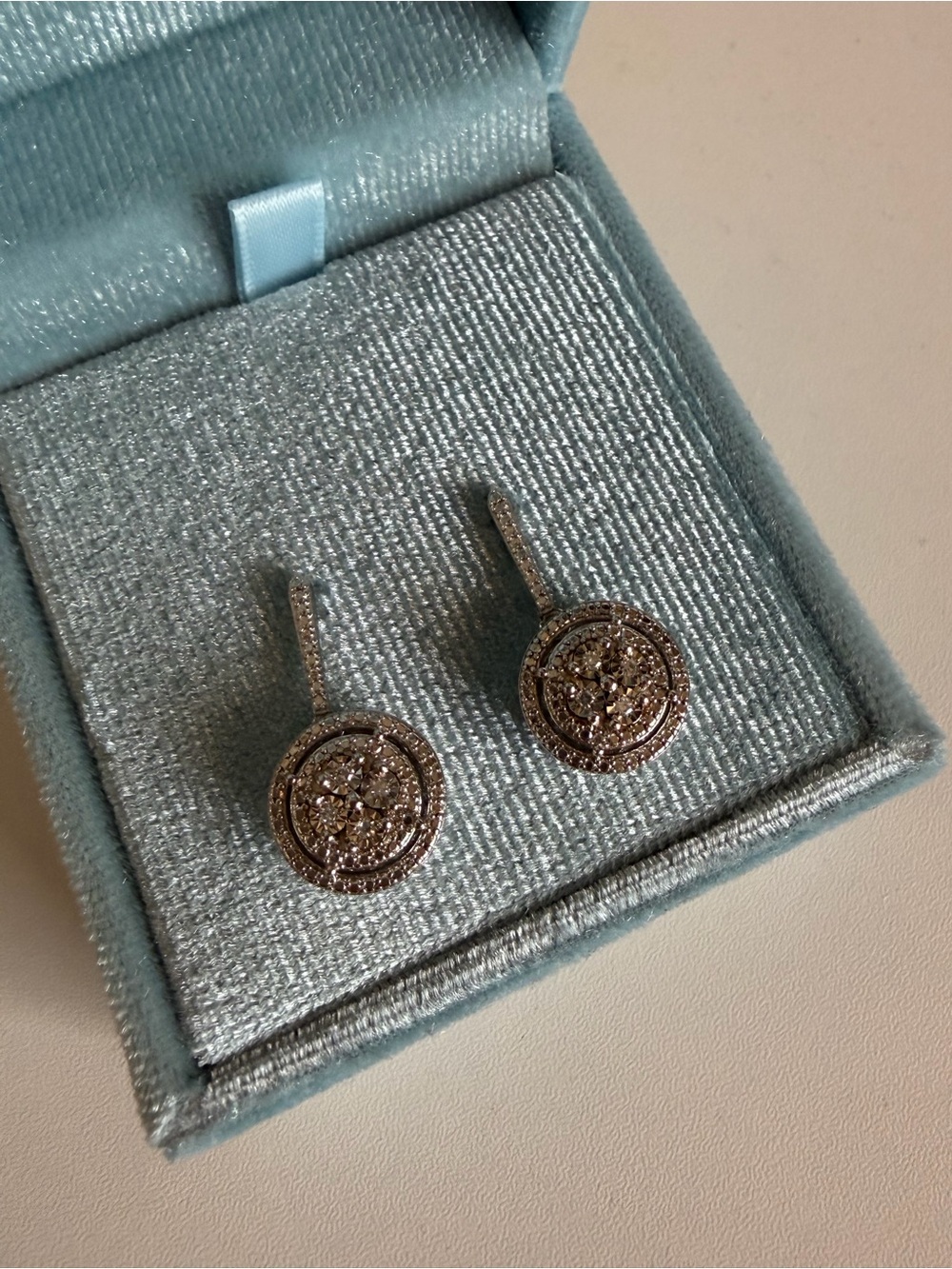 Silver Round Coin Drop Earrings in Silver Tone - Women's Jewelry